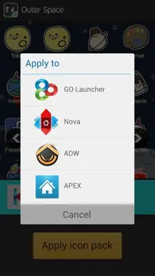 Outer Space IconPack android App screenshot 3